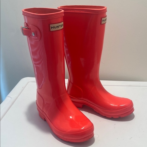 Hunter Pink Rain Boots - Picture 9 of 10